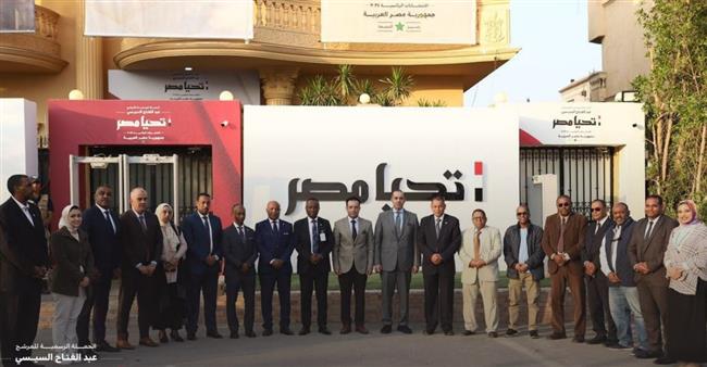 الحملة الرسمية للمرشح الرئاسي عبد الفتاح السيسي تستقبل وفدا من أهالي النوبة