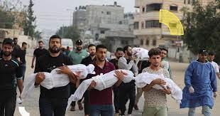   إسرائيل تقتل المدنيين الفلسطينيين في المناطق التي طلبت إسرائيل من السكان الاحتماء بها