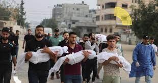 إسرائيل تقتل المدنيين الفلسطينيين في المناطق التي طلبت إسرائيل من السكان الاحتماء بها