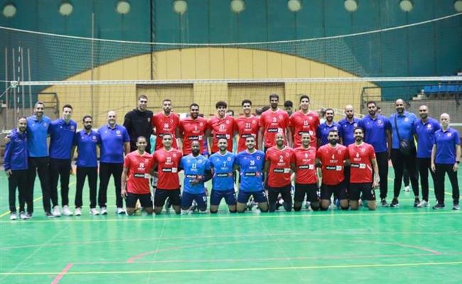 "رجال طائرة الأهلي" يستضيف المقاولون العرب في الدوري