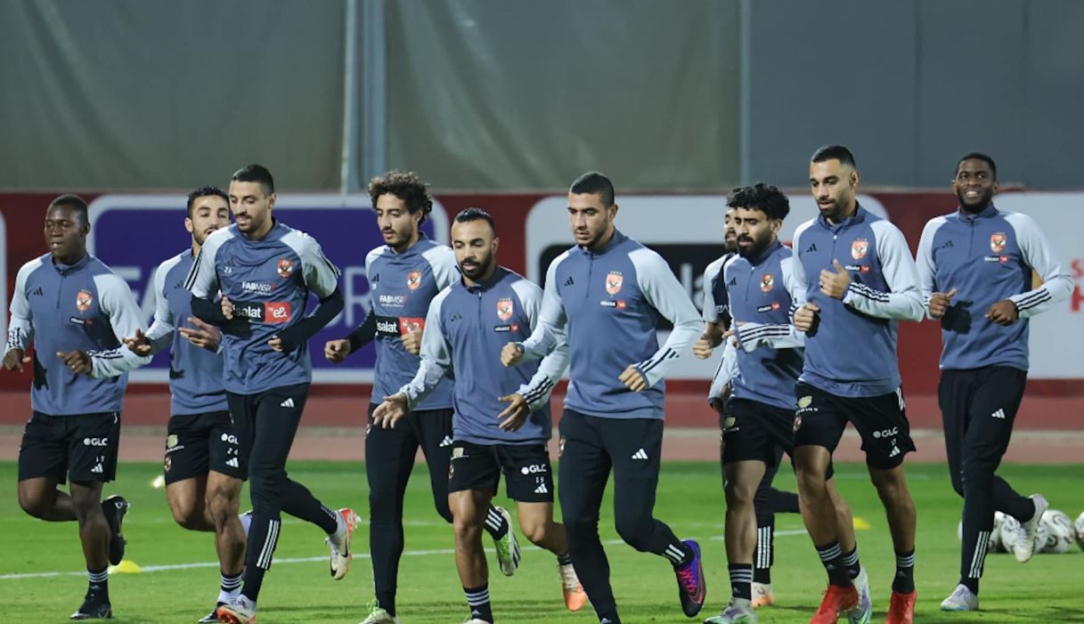 دوري أبطال إفريقيا.. الأهلي يواصل تدريباته استعدادًا لمباراة شباب بلوزداد
