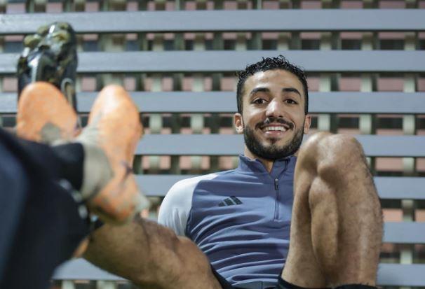 دوري أبطال إفريقيا.. عبدالمنعم يشارك في تدريبات الأهلي استعدادا لـ شباب بلوزداد