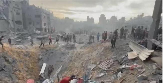 عشرات الشهداء والجرحى في قصف الاحتلال المكثف لمخيم جباليا