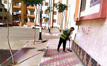 خدمات صيانة ونظافة دورية لـ  10228 وحدة سكنية بمدينة السادات 