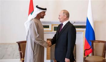 بوتين يلتقي محمد بن زايد في أبوظبي ويشيد بالعلاقات الروسية الإماراتية