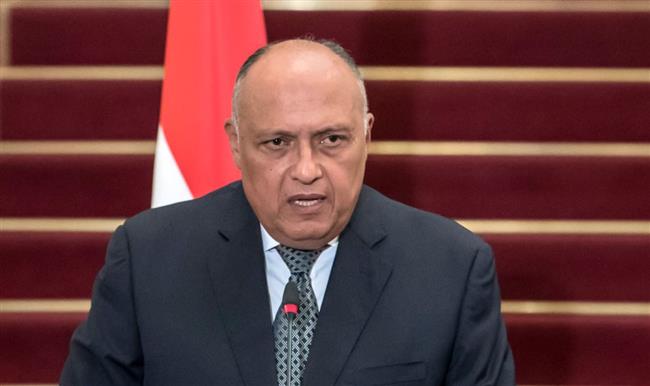 سامح شكري: نتواصل وننسق مع الشركاء لوقف العدوان على غزة
