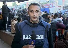 مقتل 22 من عائلة الصحفي مؤمن الشرافي مراسل الجزيرة بغزة اثر قصف إسرائيلي