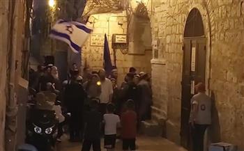  مسيرة استفزازية للمستوطنين الإسرائيليين في البلدة القديمة بالقدس