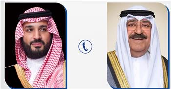   ولي عهد الكويت يتلقى اتصالا من الأمير محمد بن سلمان للإطمئنان على صحة الأمير