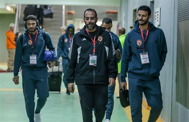 دوري أبطال إفريقيا.. وصول حافلة الأهلي برج العرب استعدادا لمواجهة شباب بلوزداد 