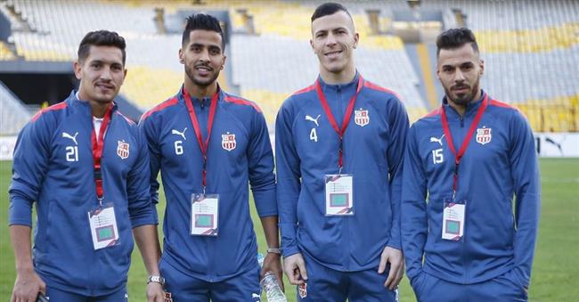 دوري أبطال إفريقيا.. وصول حافلة شباب بلوزداد برج العرب استعدادا لمواجهة الأهلي