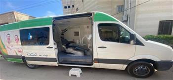 الكشف على 1286 حالة ضمن قافلة طبية في دمياط