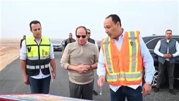 تفقد الرئيس السيسي تطوير الطرق والمحاور بالقاهرة يتصدر اهتمامات الصحف