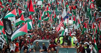   مظاهرات داعمة لفلسطين أمام شركات الدفاع الأمريكية