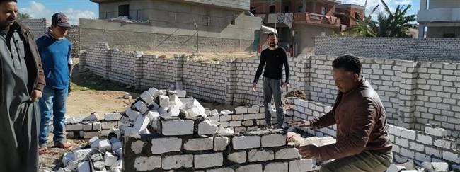 حملات مكبرة لإزالة التعديات على الأراضي الزراعية بالإسكندرية