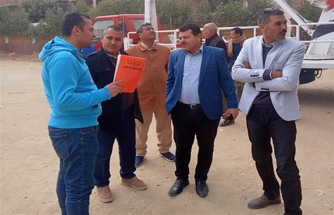 رئيس مدينة الفشن يتفقد أعمال النظافة ورفع كفاءة الإنارة العامة ومواجهة التعديات والإشغالات 