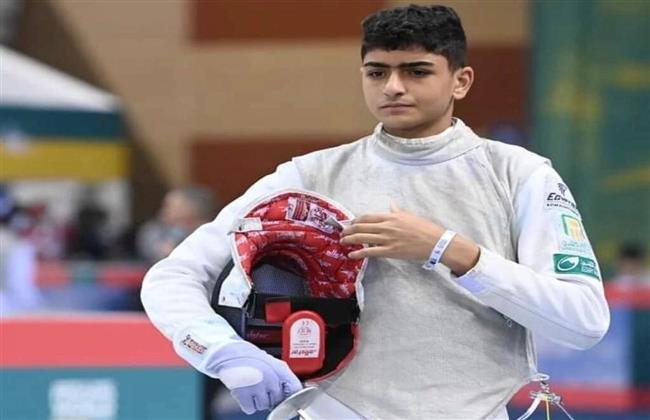 البطل الصاعد عبد الرحمن طلبة يحصد ذهبية بطولة البحر المتوسط للسلاح بكرواتيا