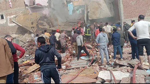 بالأسماء.. ارتفاع ضحايا انهيار منزل بدمنهور إلى  29 قتيل ومصاب 