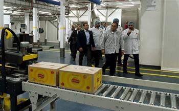  رئيس مجلس الوزراء يتفقد خط إنتاج جديد لشركة «شيبسي» للصناعات الغذائية