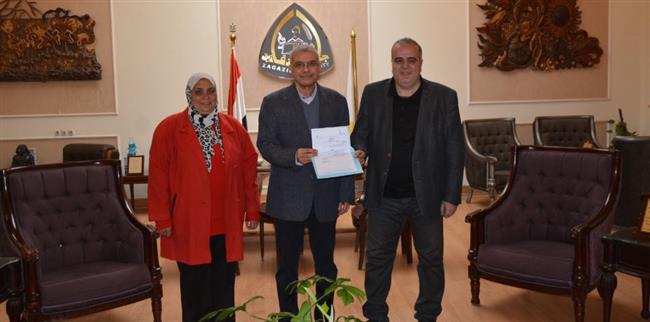 رئيس جامعة الزقازيق يصدر عدة قرارات بتعيين وكلاء جدد ببعض بالكليات