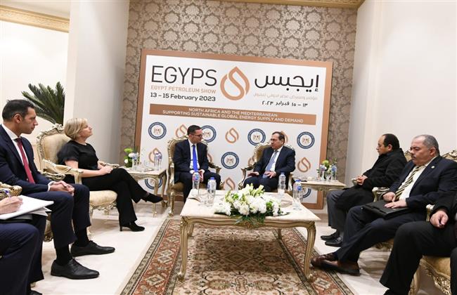 مباحثات مشتركة بين وزير البترول ورئيس شركة فينترسال الألمانية