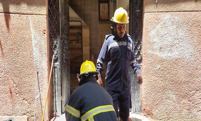 الحماية المدنية تنقذ كلب محتجز بعقار فى مصر الجديدة
