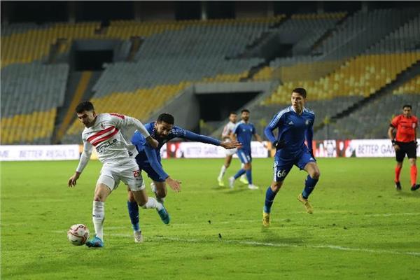 الزمالك يفوز بثلاثية على سموحة في الدوري الممتاز