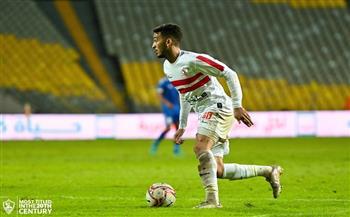 سيف جعفر يفوز بجائزة رجل مباراة الزمالك ضد سموحة
