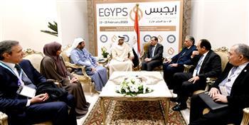 ماحثات مشتركة بين وزير البترول والرئيس التنفيذي لشركة مبادله الإماراتية