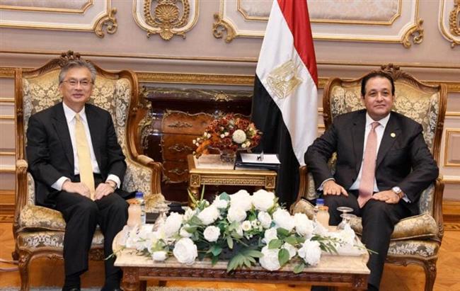 رئيس "نقل النواب" يبحث مع سفير اليابان التعاون في مجال المترو والطرق