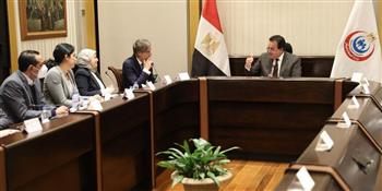  وزير الصحة يستقبل الممثل المقيم لبرنامج الأمم المتحدة الإنمائي في مصر "UNDP" 
