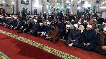 الاحتفال بذكري الإسراء والمعراج بمسجد أبو العباس المرسي
