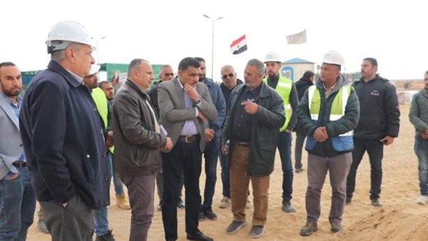 رئيس السادات يجري جولة تفقدية موسعة بالمشروعات المختلفة بالمدينة