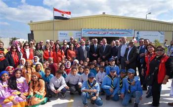 محافظ الإسكندرية : نعمل على تطوير وتنمية قرية باب الأحرار تنمية شاملة فى إطار تطوير بحيرة مريوط