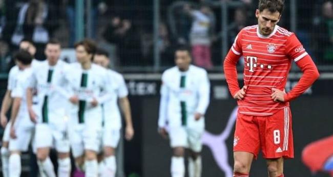 بايرن ميونخ يخسر أمام بوروسيا مونشنجلادباخ بنتيجة 2-3 بالدوري الألماني