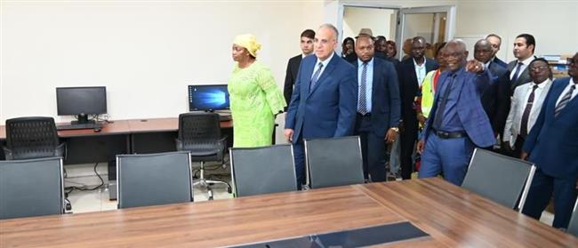 وزير الري ونائبة رئيس وزراء الكونغو يتفقدان مركز التنبؤ بالأمطار بكينشاسا