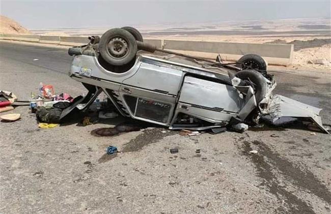 إصابة شخص فى حادث انقلاب سيارة بالغربية