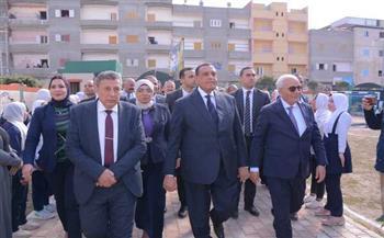 وزيرا التنمية المحلية و التربية والتعليم ونائب محافظ البحيرة يتفقدوا مشروعات حياة كريمة 