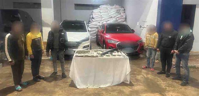 ضبط تشكيل عصابى بمحافظتى "الدقهلية وكفر الشيخ" تخصص فى سرقة حمولة سيارات النقل بالإكراه