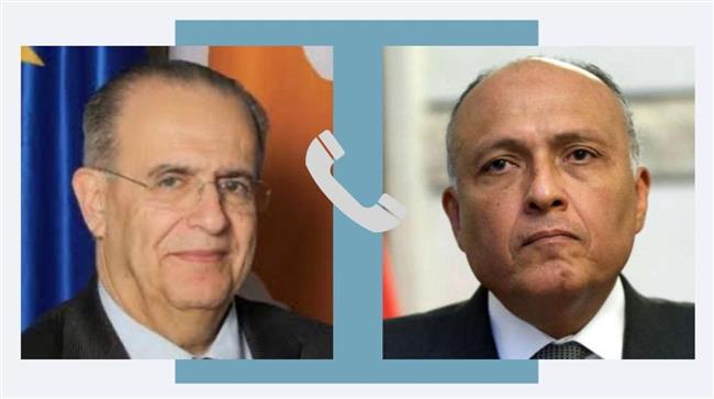 سامح شكرى يتلقى اتصالاً هاتفياً من نظيره القبرصي