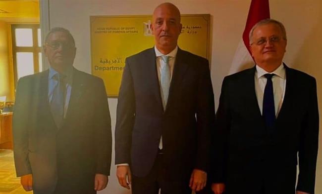 مساعد وزير الخارجية يبحث مع دبلوماسي روسي تحضيرات القمة الإفريقية الروسية المقبلة