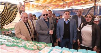   محافظ بني سويف يتفقد معرض سمسطا ضمن سلسة معارض " أهلا رمضان" 