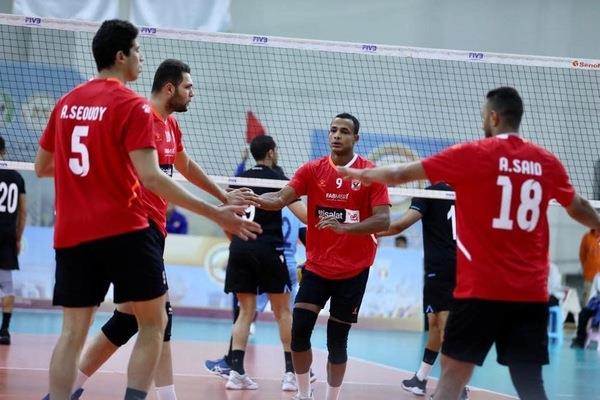 «رجال طائرة الأهلي» يفوز على بني ياس في البطولة العربية