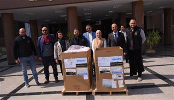   جامعة أسيوط تعلن تقديم مؤسسة وفاء لمصر جهاز موجات فوق صوتية للقلب 
