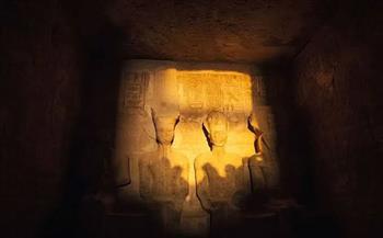   معبد "أبوسمبل" يستعد لظاهرة تعامد الشمس على رمسيس الثاني فجر غد