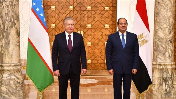 القمة المصرية الأوزبكية بالقاهرة تتصدر الصحف 