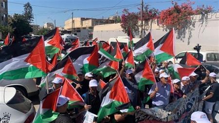 مسيرة في رام الله تنديدا بجريمة الاحتلال الإسرائيلي في "نابلس"