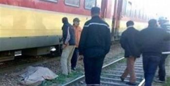 مصرع سيدة صدمها قطار بجرجا فى سوهاج