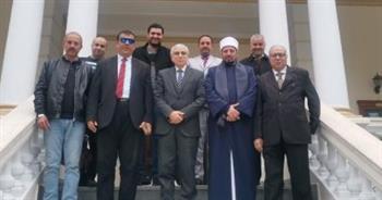وفد منطقة الإسكندرية الأزهرية فى ضيافة ناد القضاة 