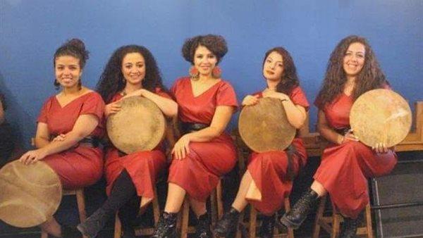 أوبرا دمنهور..حفل فنى لفرقه طبلة الست وأغاني تراثية وفلكلورية علي دقات الإيقاع